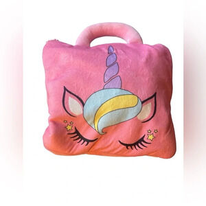 Unicorn Travel Pillow/Blanket